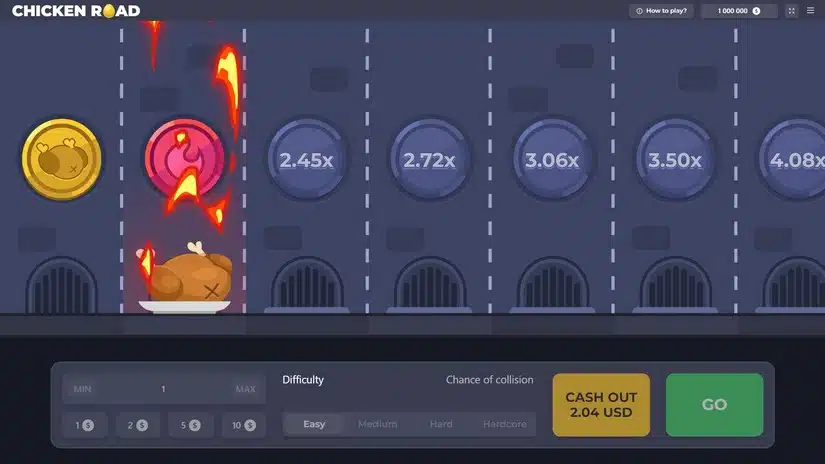 A Chicken Cross játék demo verziója.